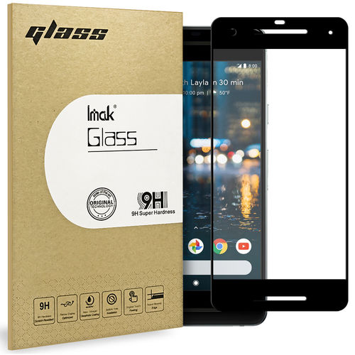 Imak 3D Curved Tempered Glass Screen Protector for Google Pixel 2 - Black